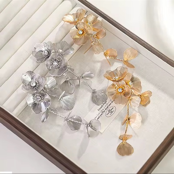 Zara Kate Middleton cascading floral earrings - Picture 14 of 16